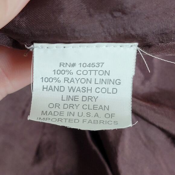 Burning Torch Anthropologie Mauve Blazer Jacket Sz S / P - Picture 6 of 7